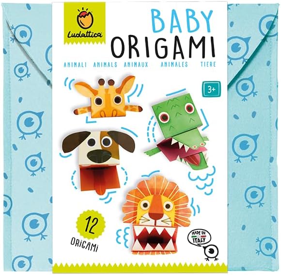 Baby Origami da creare "Gli Animali" - 12 pezzi