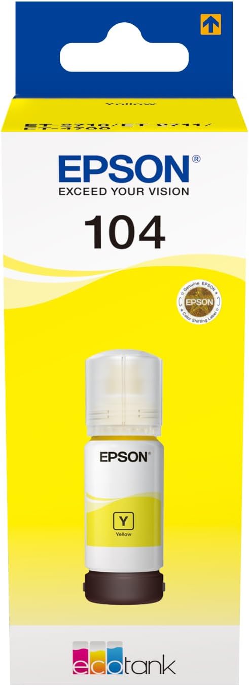 Cartuccia Originale Epson EcoTank 104 Giallo