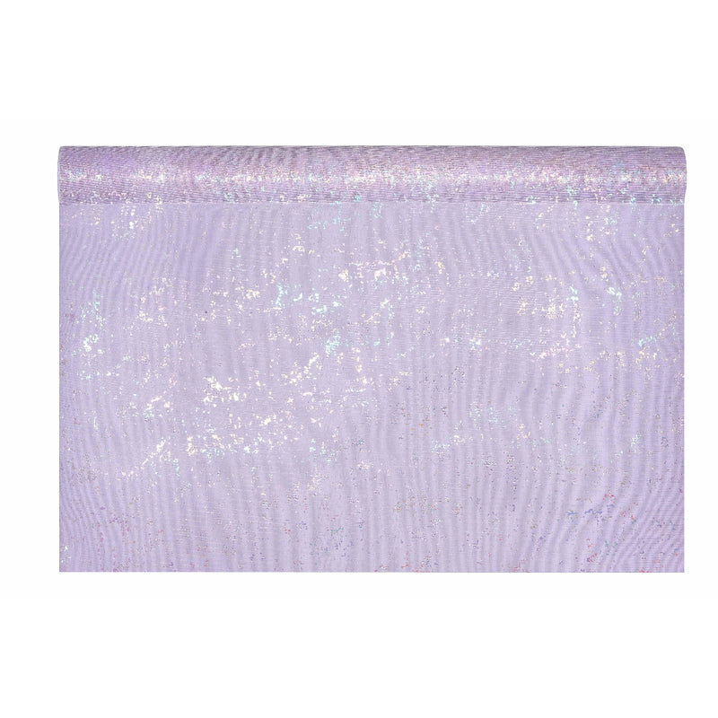 Runner in Tulle Iridescente Lavanda 48 cm x 5 mt