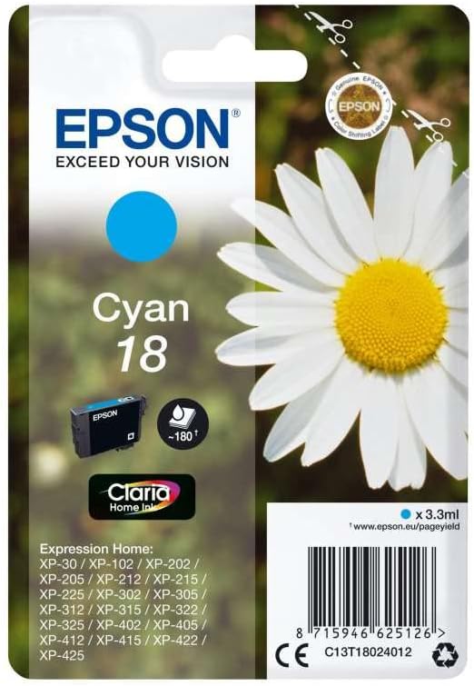 Cartuccia Originale Epson 18 Ciano