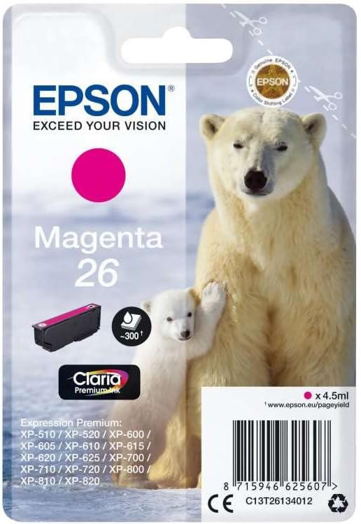 Cartuccia Originale Epson 26 Magenta