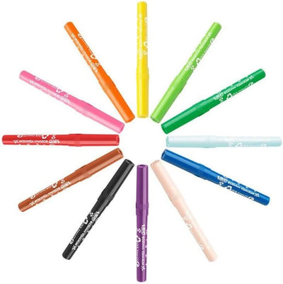 Pennarelli Lavabili Bic Kids con Punta da 4,5 mm - 12 pezzi