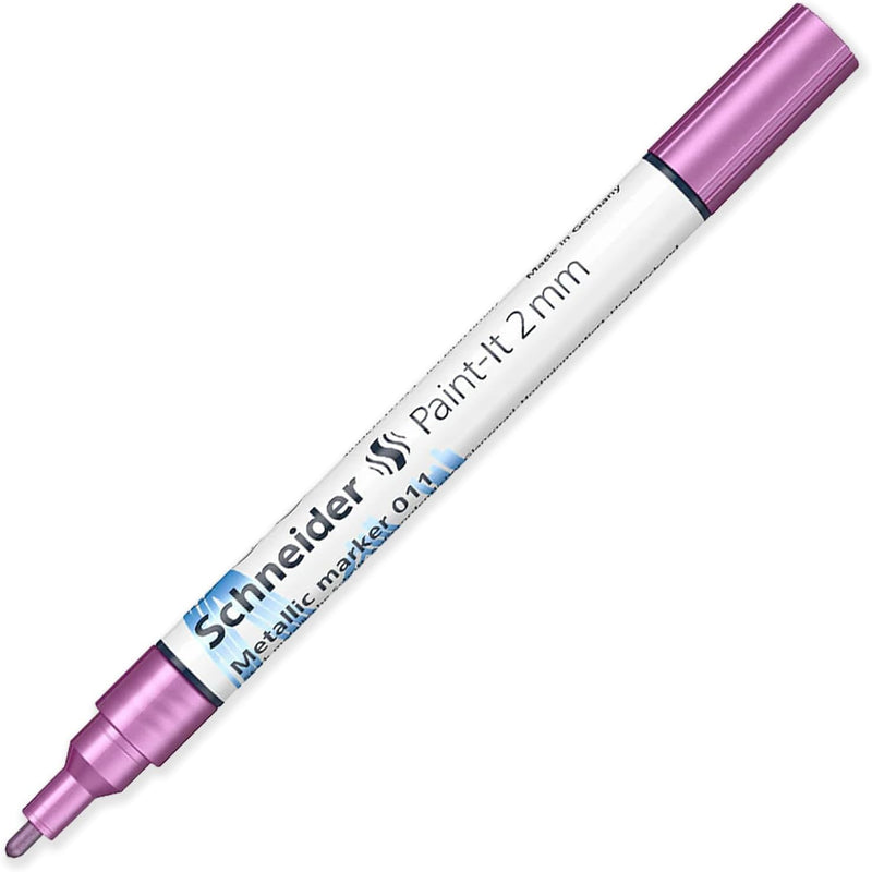 Pennarello Marcatore a Vernice Schneider Paint-It 010 Metallic con Punta 2 mm Viola