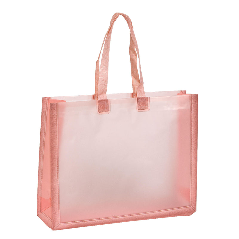 Borsa Hawaii in PVC Rosa 43 x 12 x 33 cm