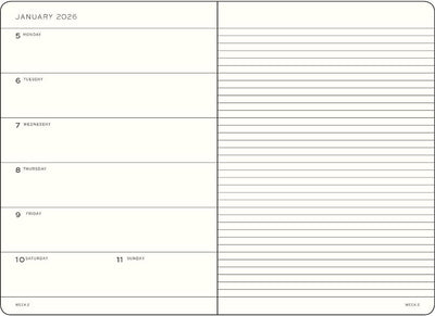 Agenda 18 Mesi Leuchtturm1917 Settimanale Taccuino A5 con Copertina Morbida Spring Leaf 2026