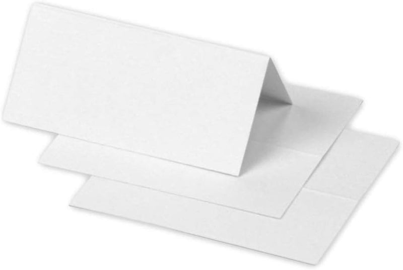 Cartoncini Pollen Clairefontaine Pliee per Segnaposto 210 gr / 8,5 x 8 cm / Bianco / 25 pezzi