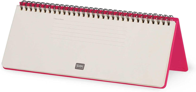 Planner da Scrivania 12 Mesi Legami Orizzontale 2026 Raspberry
