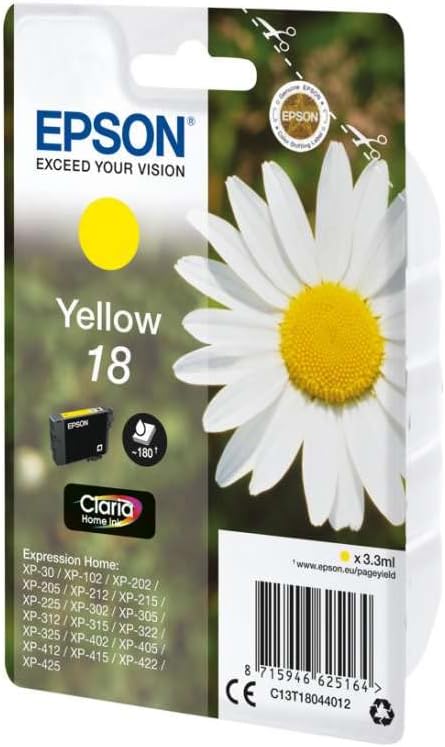 Cartuccia Originale Epson 18 Giallo