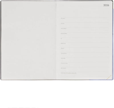 Agenda 12 Mesi Legami Giornaliera Large 2026 Future Dusk con Chiusura ad Elastico