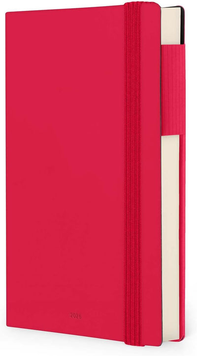 Agenda 12 Mesi Legami Giornaliera Medium 2026 Cherry Bomb con Chiusura ad Elastico
