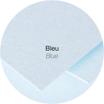 Cartoncini Pollen Clairefontaine per Biglietti Auguri 210 gr / 10 x 21 cm / Azzurro / 25 pezzi