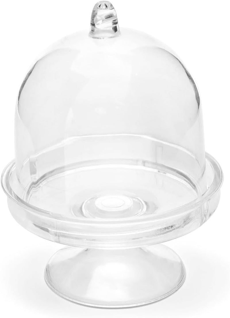 Mini Alzata in PVC Trasparente 5,5 x 7,5 cm - 3 pezzi