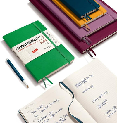 Agenda 12 Mesi Settimanale Leuchtturm1917 & Taccuino Pocket A6 con Copertina Rigida Port Red 2026