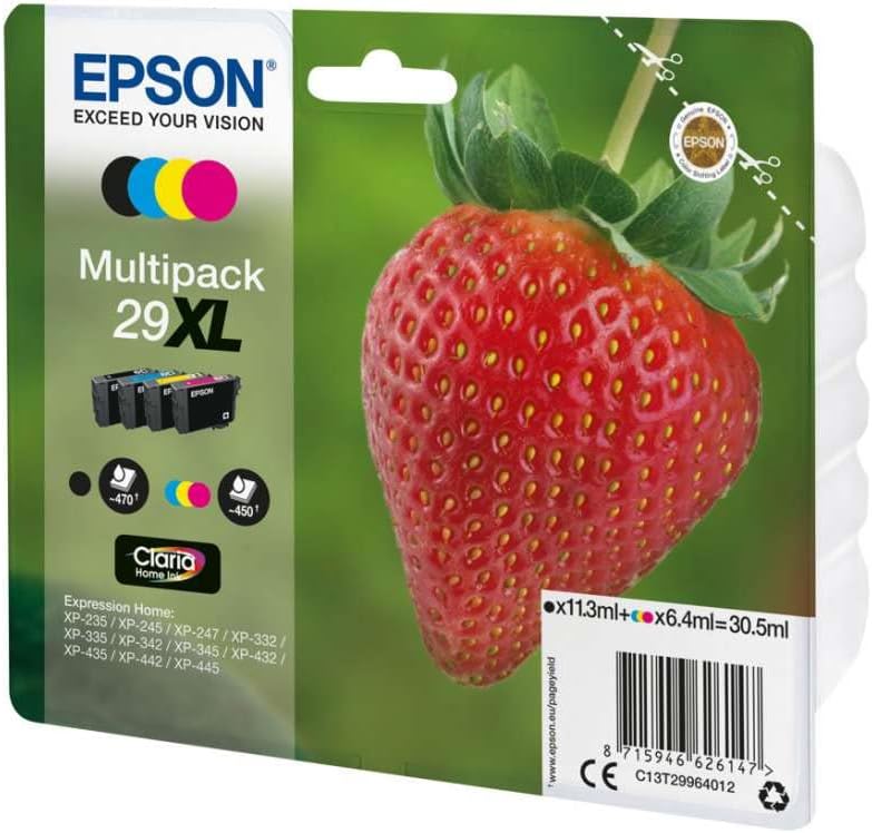 Multipack Cartuccia Originale Epson 29 XL C+M+Y+K