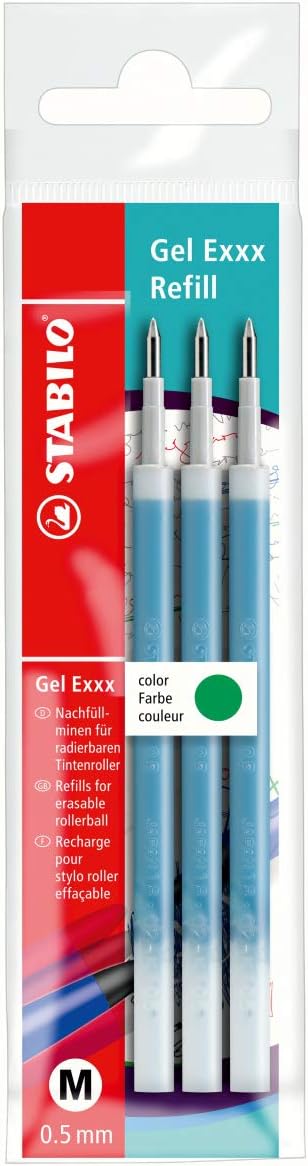 Refill per Penna Stilografica Stabilo Gel Exxx - 3 pezzi