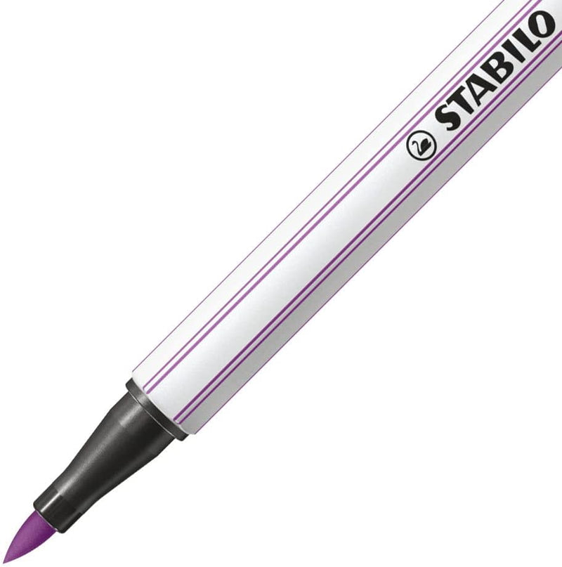 Pennarelli Stabilo Pen 68 Brush in Rotolo - 18 pezzi