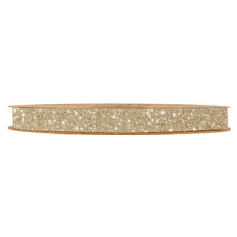 Nastro Glitter Marie Antoniette Oro e Argento 10 mm x 20 mt