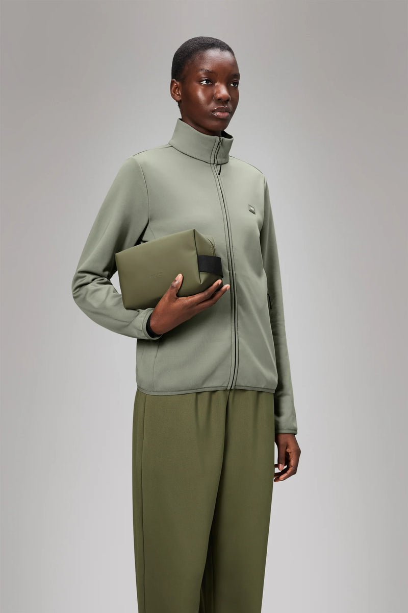 Beauty Case RAINS Wash Bag Small Impermeabile W3 Marsh