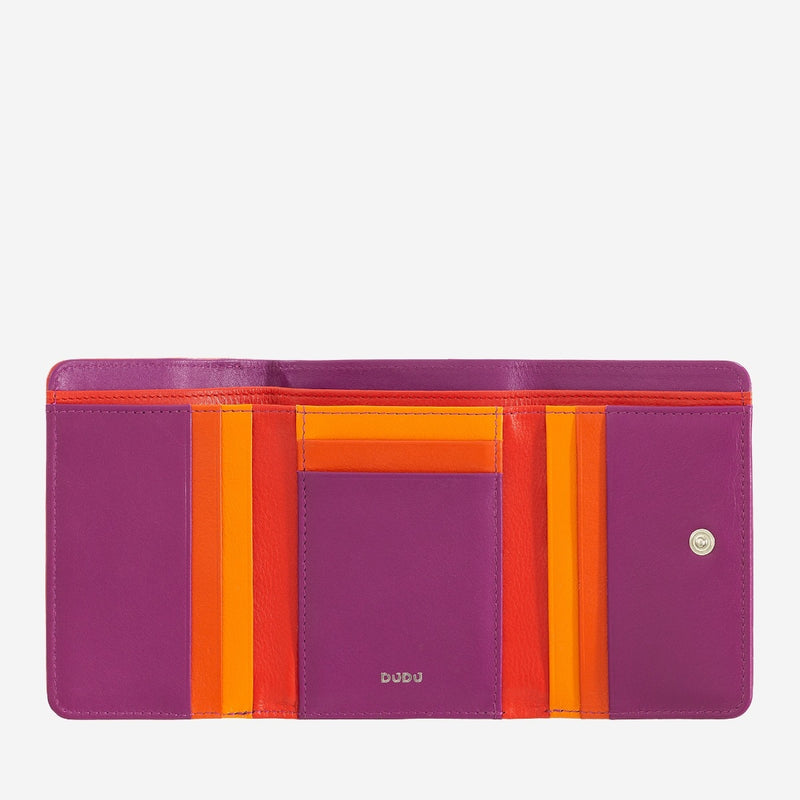 Portafoglio da Donna Dudubags Pemba in Pelle Fucsia