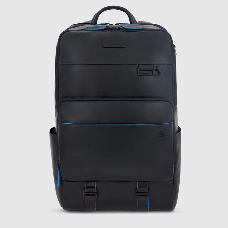 Zaino Fast-Check Piquadro in Pelle Porta PC 15,6&