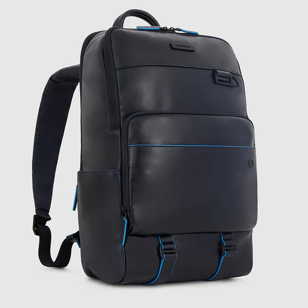 Zaino Fast-Check Piquadro in Pelle Porta PC 15,6&