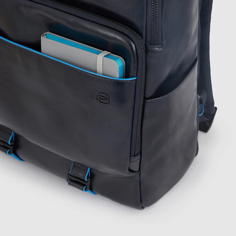 Zaino Fast-Check Piquadro in Pelle Porta PC 15,6&