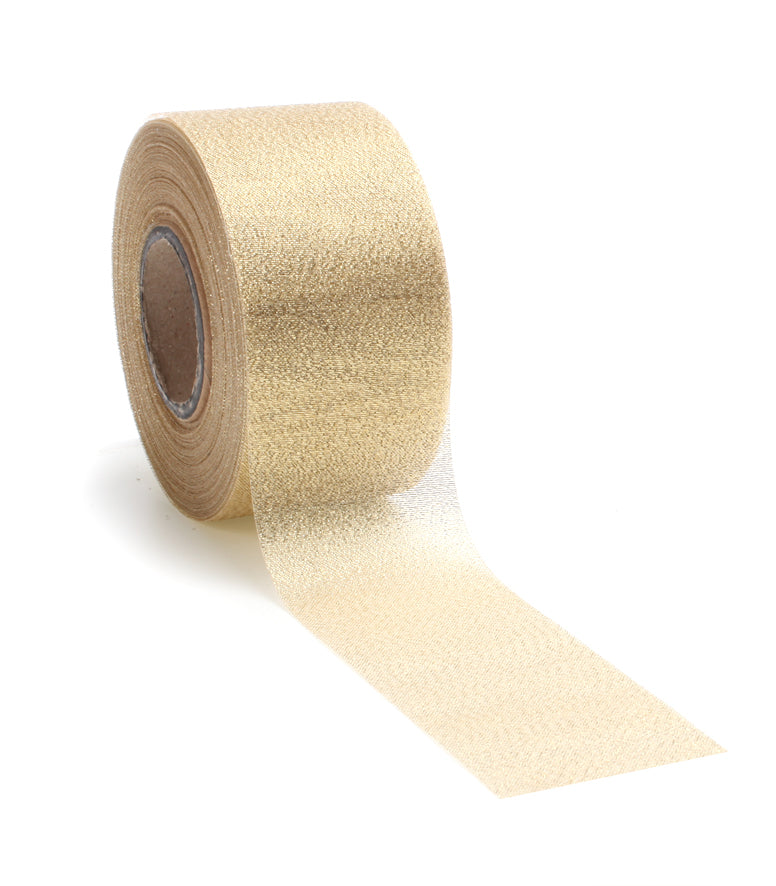Nastro in Tessuto Lucente Oro 100 mm x 25 mt