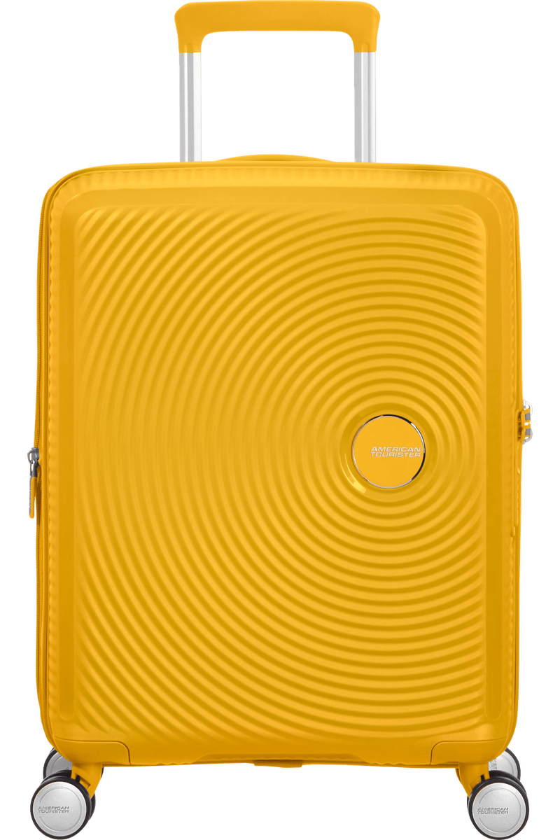 Valigia da Cabina Espandibile American Tourister Soundbox 55 cm con TSA Golden Yellow