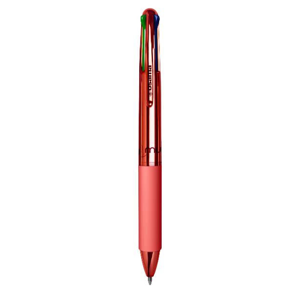 Penna a Sfera Osama 4Multi Chrome Chili Red