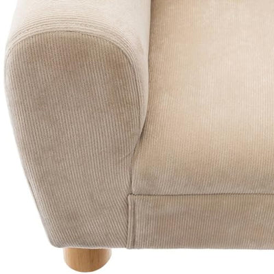 Poltrona Bambini Orso Beige con Orecchie