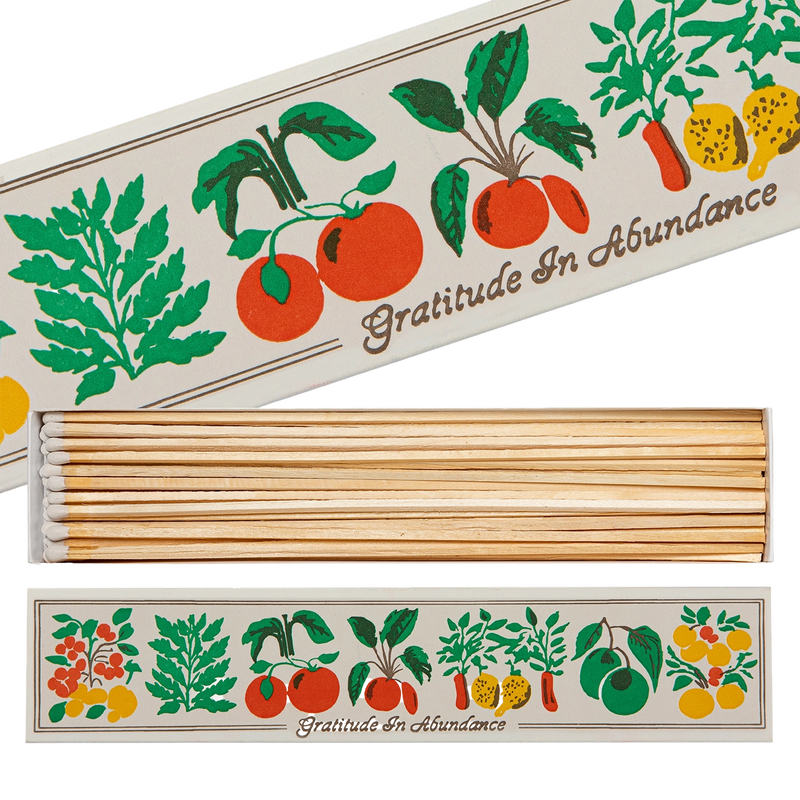 Fiammiferi in Legno The Archivist Gratitude in Abundances Long