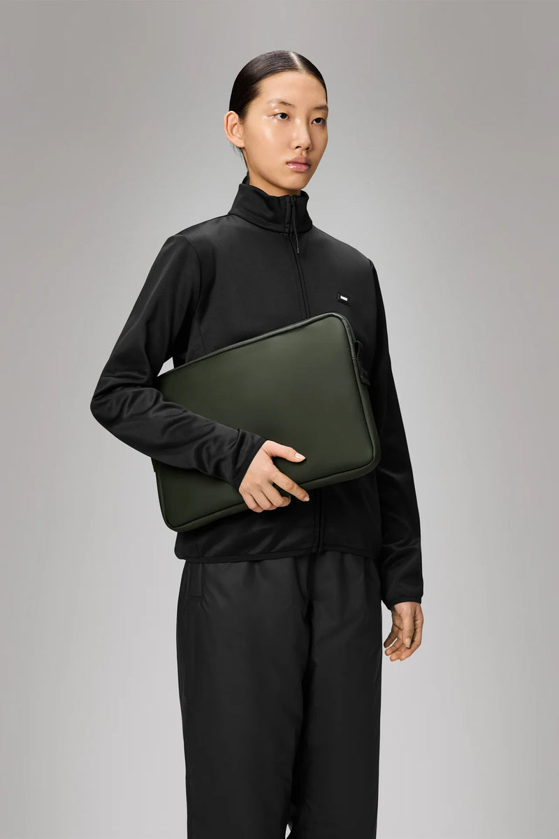 Porta PC RAINS Trail Laptop Case 15"/16" Impermeabile W1 Green