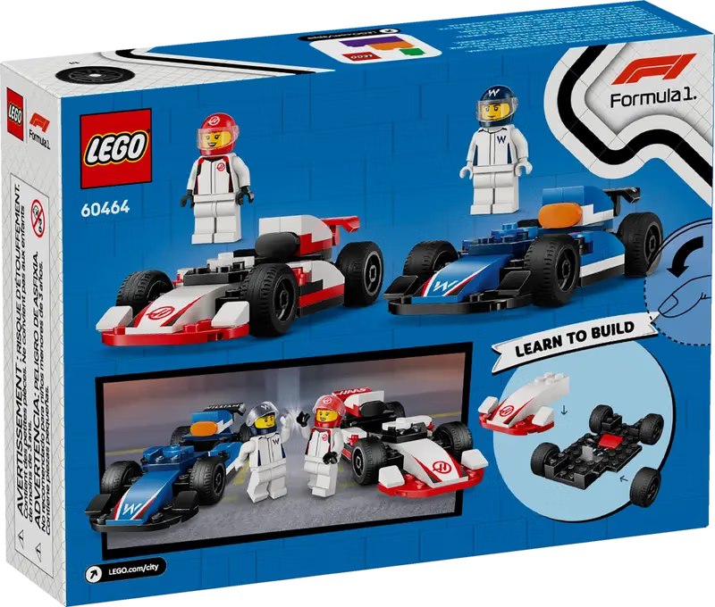 LEGO Monoposto Williams Racing e Haas F1®