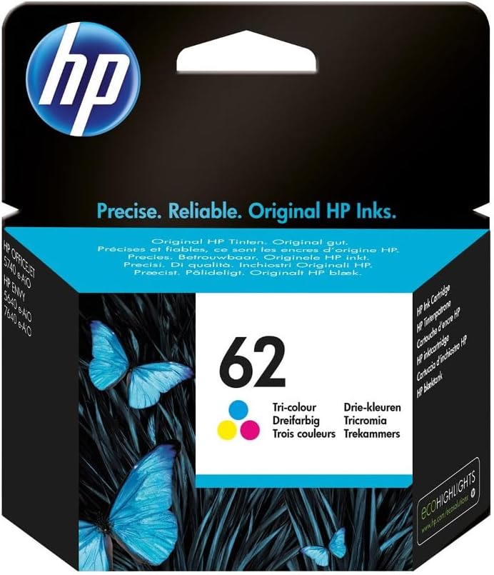 Cartuccia Originale HP 62 Tri-Color