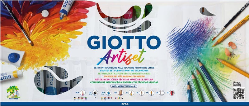 Set Artistico Pittura Giotto Artiset - 65 pezzi