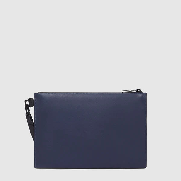 Pochette Piquadro Porta ipad®mini in Pelle David Blu