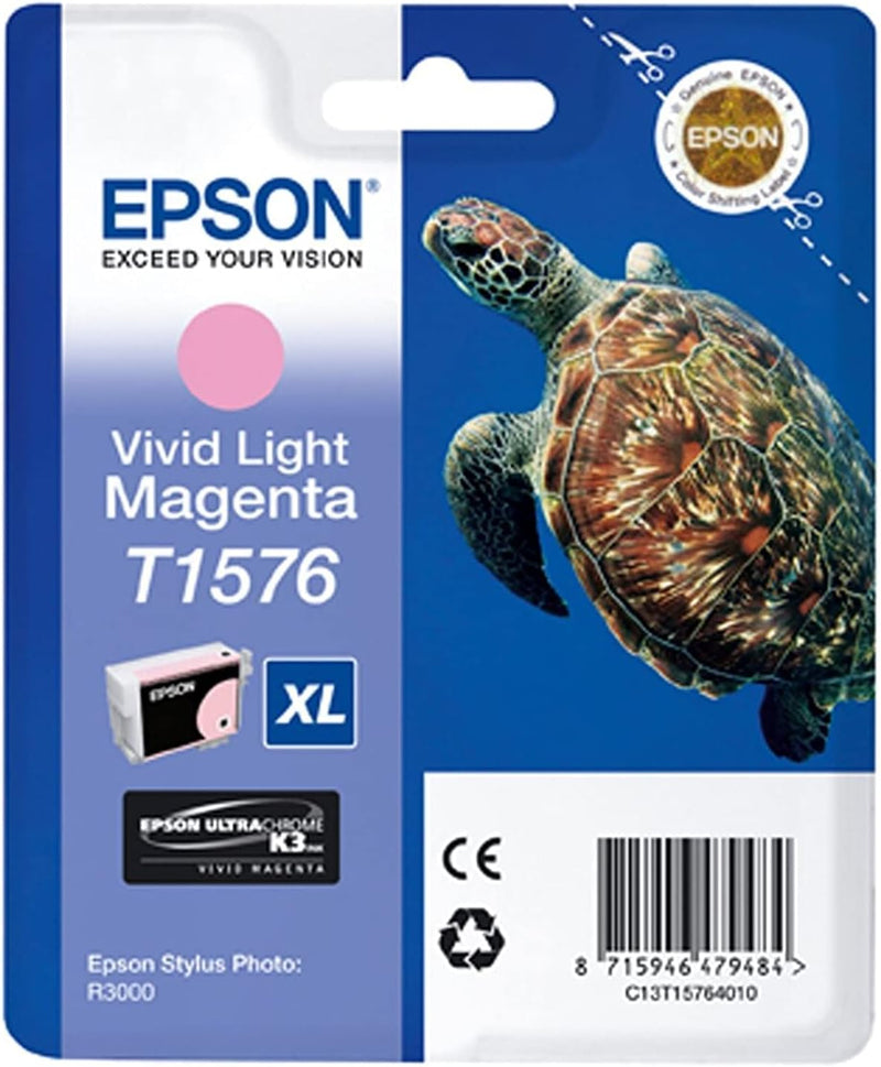 Cartuccia Originale Epson T1576 XL Magenta Chiaro Vivido