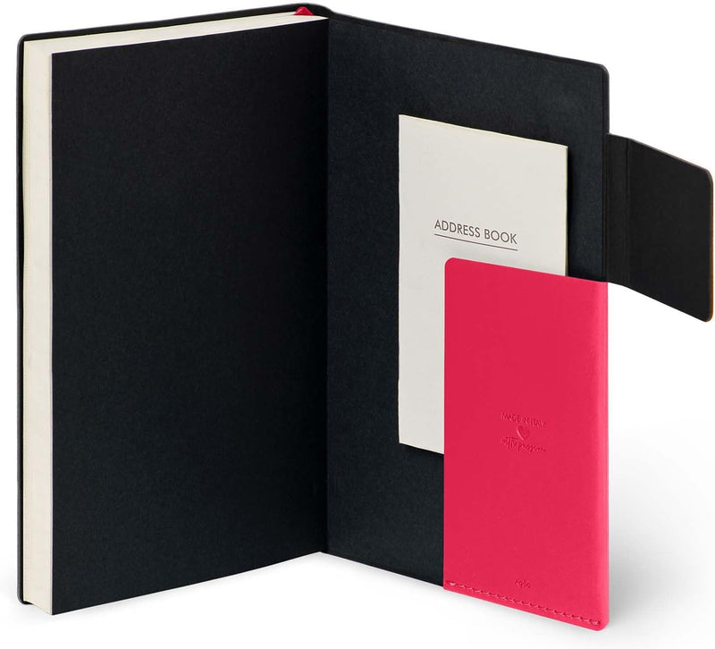 Agenda 12 Mesi Legami Giornaliera Medium 2026 Cherry Bomb con Chiusura ad Elastico