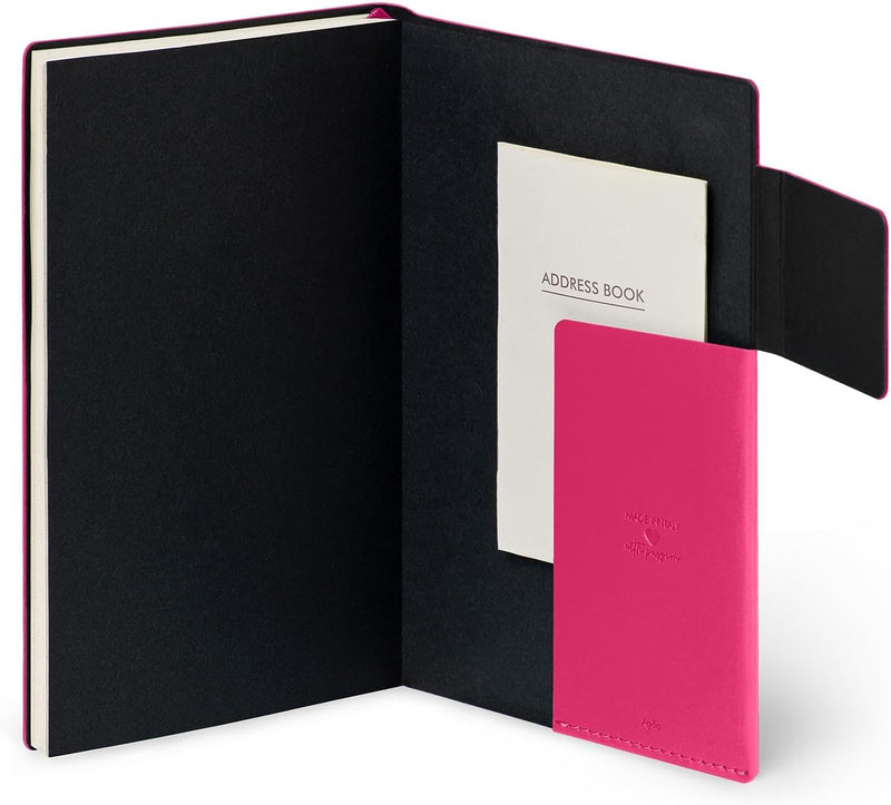 Agenda 12 Mesi Legami Settimanale Medium 2026 Raspberry con Chiusura ad Elastico