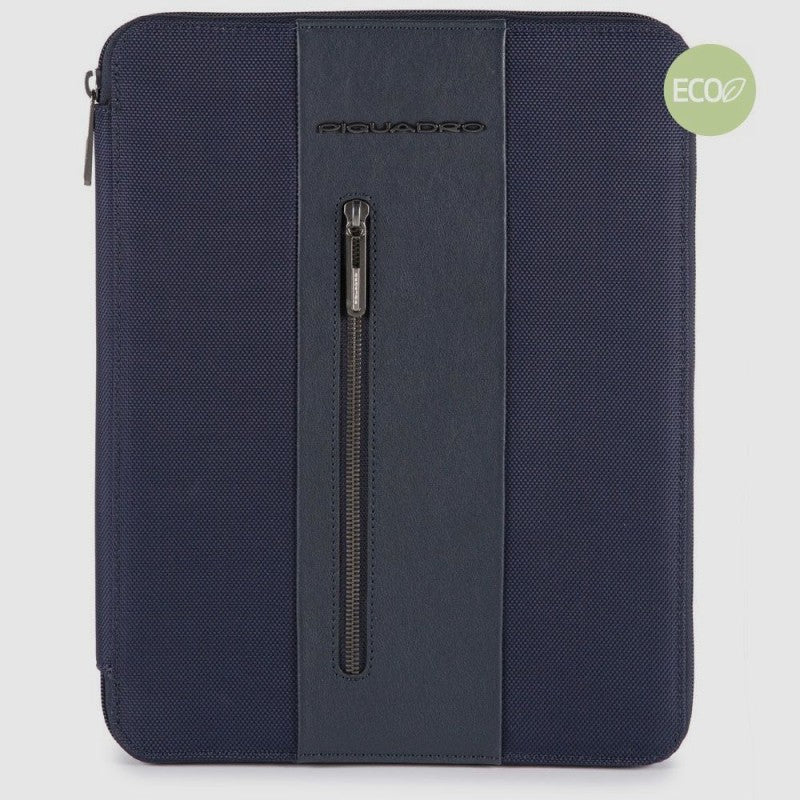 Portablocco Piquadro Porta iPad®Pro 12,9" in Tessuto Riciclato Brief Blu