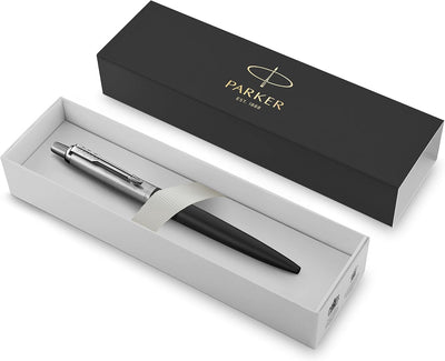 Penna a Sfera Parker Jotter XL Matte Black CT con Punta Media e Inchiostro Blu