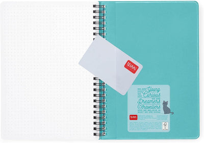 Agenda 12 Mesi Legami Settimanale Spiralata Large 2026 Kitty con Chiusura ad Elastico