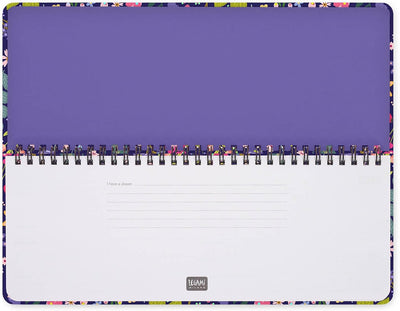 Planner da Scrivania 12 Mesi Legami Orizzontale 2026 Flowers