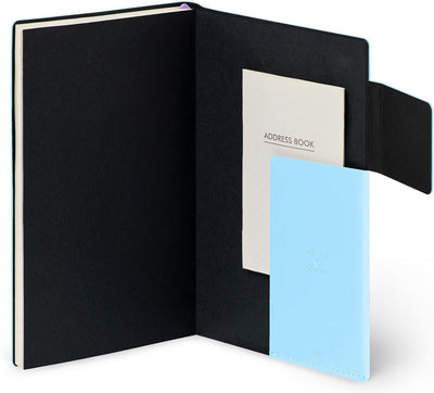 Agenda 12 Mesi Legami Settimanale Medium con Notebook 2026 Aura con Chiusura ad Elastico