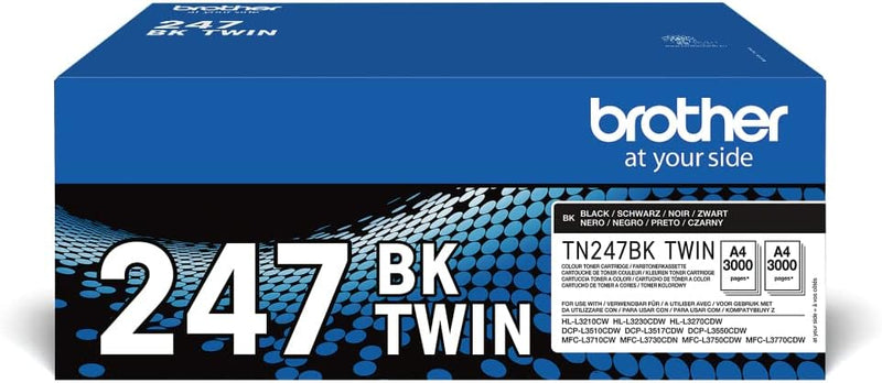 Bundle Toner Originale Brother 247 TWIN Nero - 2 pezzi