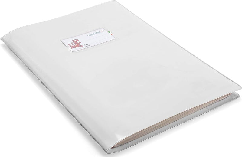 Copriquaderno A5 Laccato Ri-Plast Greenline con Alette Bianco / 220 my