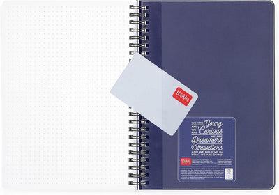 Agenda 12 Mesi Legami Settimanale Spiralata Large 2026 Stars con Chiusura ad Elastico