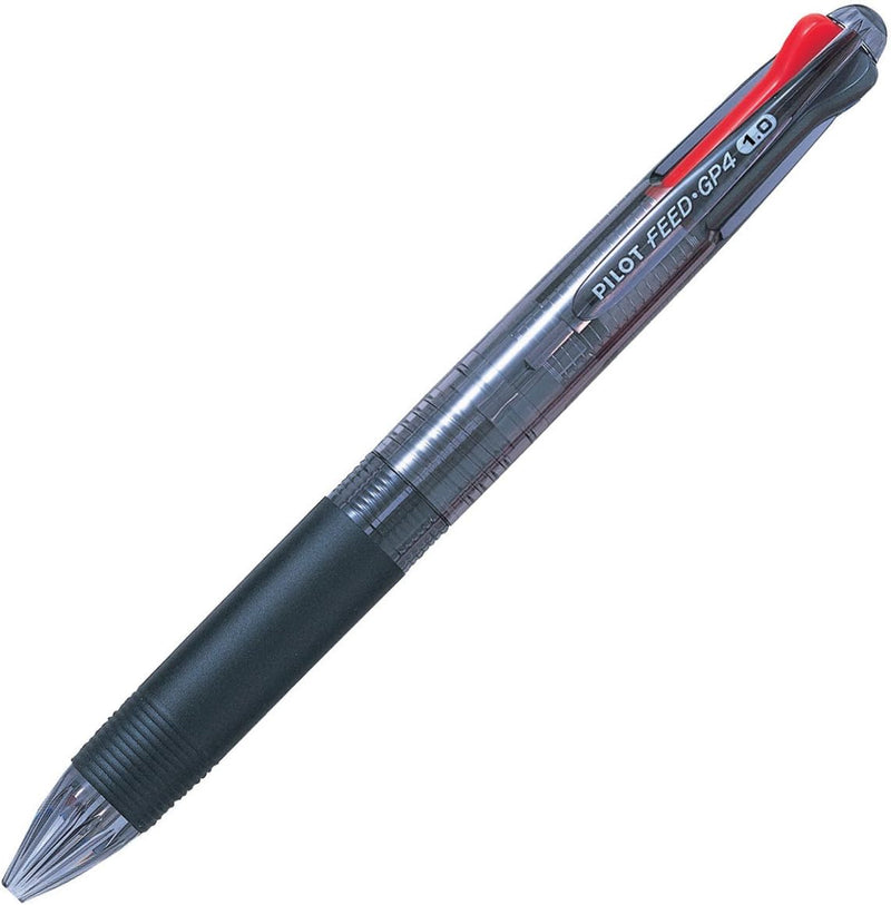 Penna a Sfera Pilot Feed GP4 con 4 Colori e Fusto Nero
