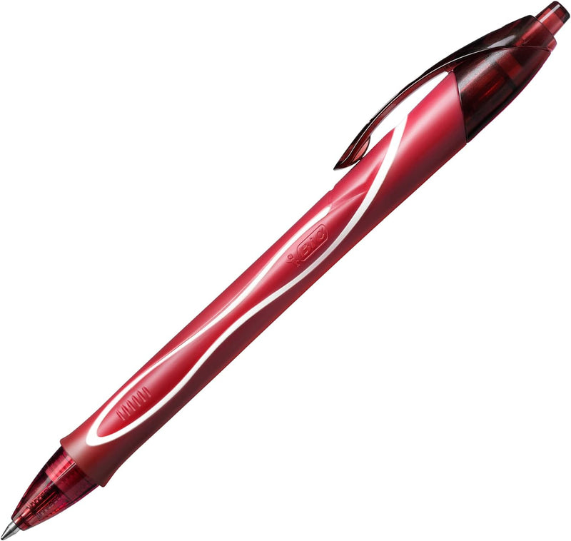 Penna a Sfera Bic Gel Gelocity Quick Dry Rosso