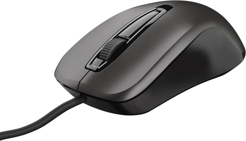 Mouse Trust Carve Wired USB con Filo Nero